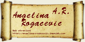 Angelina Rogačević vizit kartica